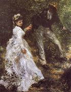 Pierre-Auguste Renoir The Walk oil painting